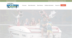 Desktop Screenshot of greensborofishingexpo.com
